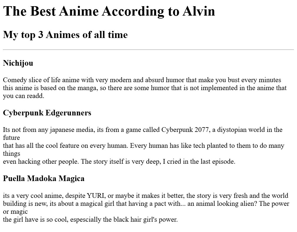 Alvin's Movie Ranking
